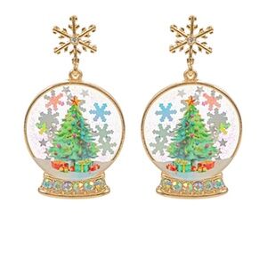 Snow Globe Earrings